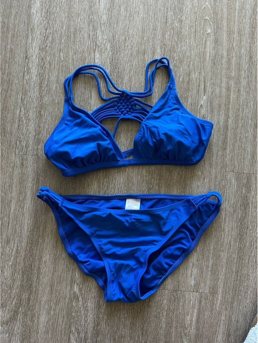 Xhilaration Women's royal blue bikini set